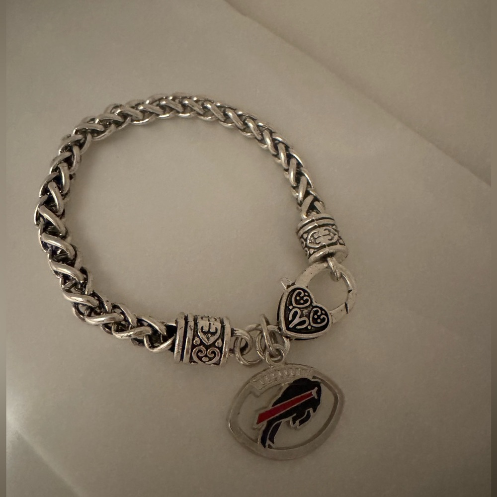 NFL football team charm bracelet